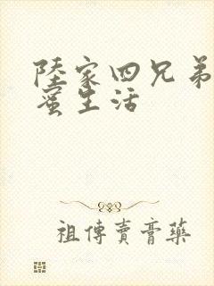 陆家四兄弟的甜蜜生活