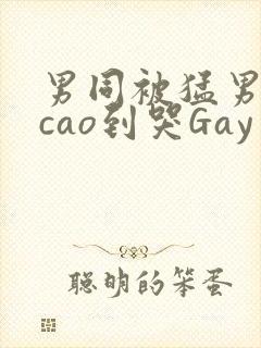 男同被猛男房东cao到哭Gay封面