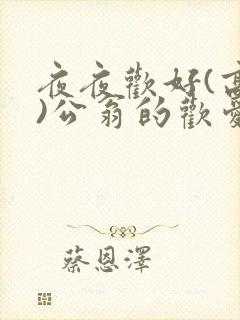 夜夜欢好(高h)公翁的欢爱