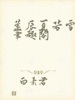 叶辰夏若雪正版笔趣阁