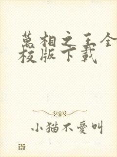 万相之王全本精校版下载