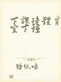 下课后体育器材室下种