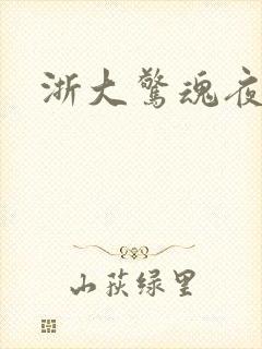 浙大惊魂夜