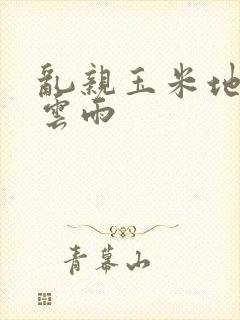 乱亲玉米地初尝云雨封面