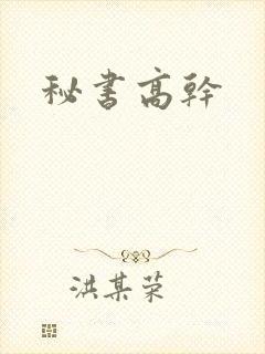秘书高干封面