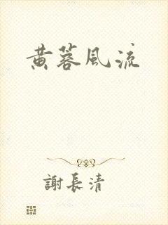 黄蓉风流封面