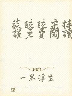 苏皎皎宋持的小说免费阅读