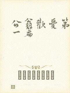 公翁欢爱第三十一篇
