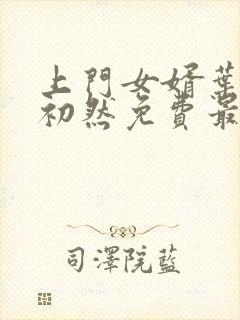 上门女婿叶辰萧初然免费最新小说