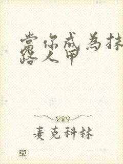 当你成为抹布文路人甲