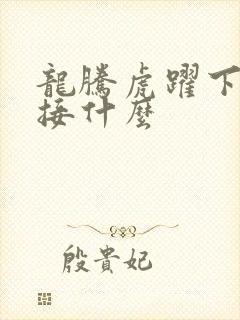 龙腾虎跃下一句接什么