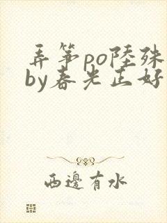 弄筝po陆殊词by春光正好