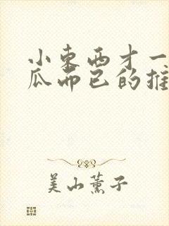 小东西才一根黄瓜而已的推荐书