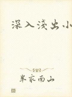 深入浅出小说
