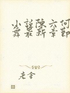 小说陈六何沈轻舞最新章节