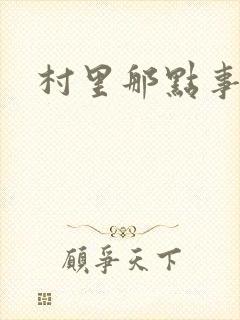 村里那点事儿