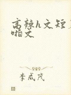 高辣h文短篇啪啪文