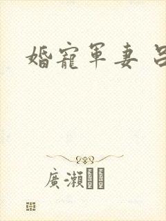婚宠军妻 吕颜封面