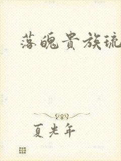 落魄贵族琉璃川封面