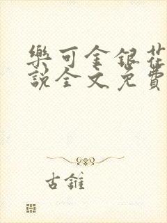 乐可金银花露小说全文免费阅读