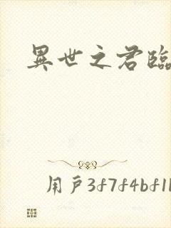 异世之君临天下封面