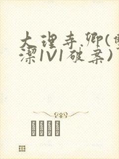 大理寺.卿(双洁1V1破案)封面