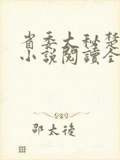 省委大秘楚东恒小说阅读全文