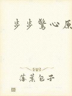 步步惊心原著