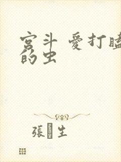 宫斗 爱打瞌睡的虫封面