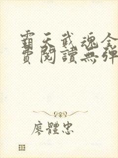 霸天武魂全文免费阅读无弹窗