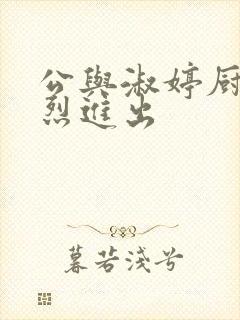 公与淑婷厨房猛烈进出封面