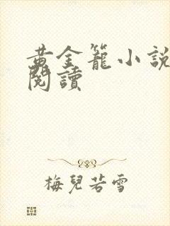 黄金笼小说免费阅读