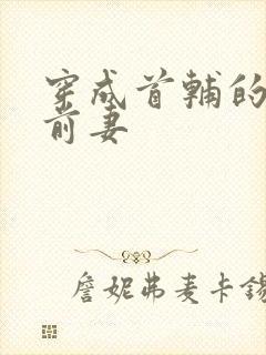 穿成首辅的炮灰前妻