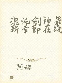 混沌剑神最新更新章节在线阅读