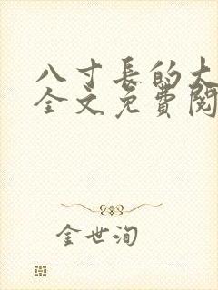 八寸长的大宝贝全文免费阅读
