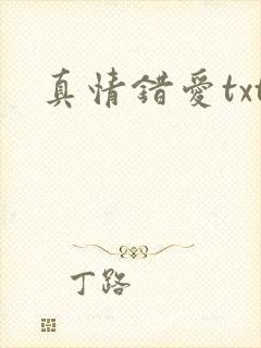 真情错爱txt