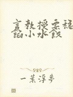 言教授要稳住肉馅小水饺封面