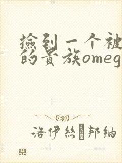 捡到一个被抹布的贵族omega封面