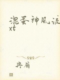 混蛋神风流史txt