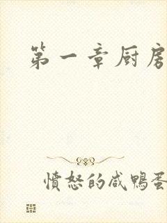 第一章厨房春潮