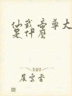 仙武帝尊大结局是什么封面