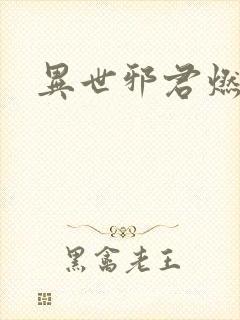 异世邪君燃文封面