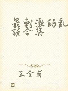 最刺激的乱惀小说合集