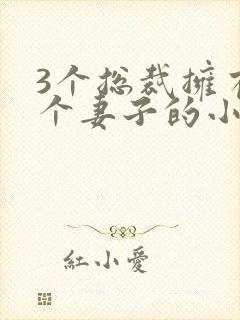 3个总裁拥有一个妻子的小说