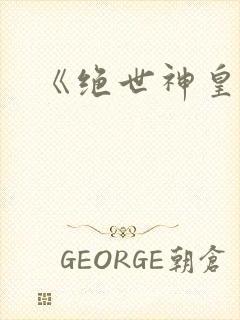 《绝世神皇》封面