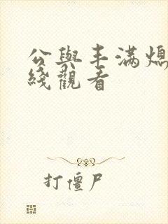 公与丰满熄4在线观看