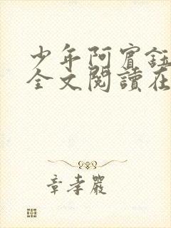 少年阿宾钰慧篇全文阅读在线