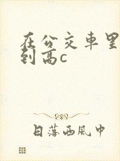 在公交车里c弄到高c