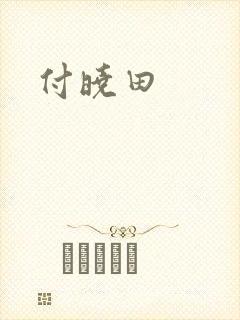 付晓田封面