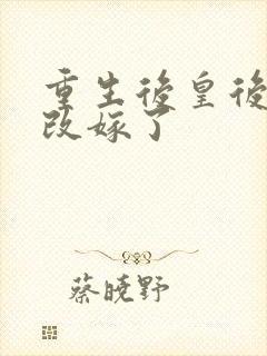 重生后皇后娘娘改嫁了